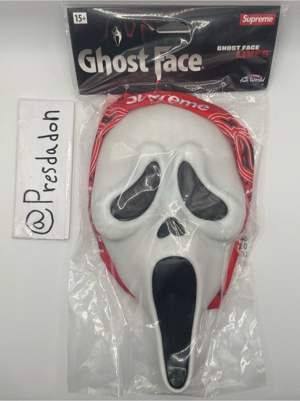 Supreme X Ghost Face mask